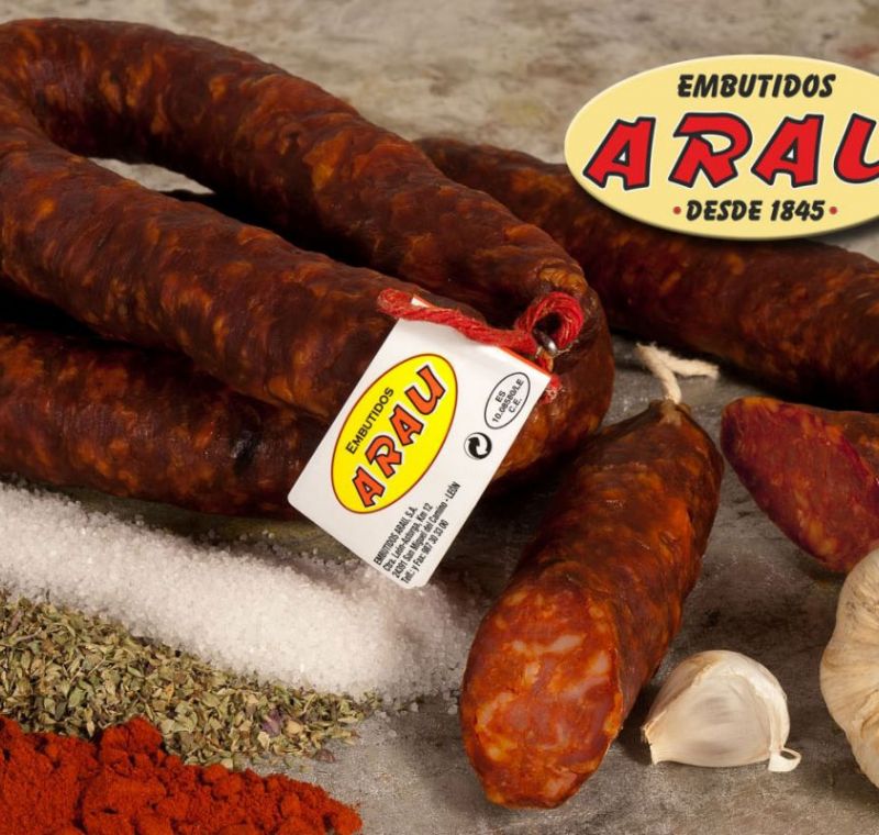 Chorizo dulce y picante Embutidos Araú