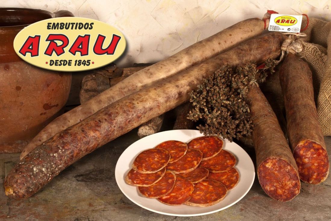 Chorizo cular Embutidos Araú