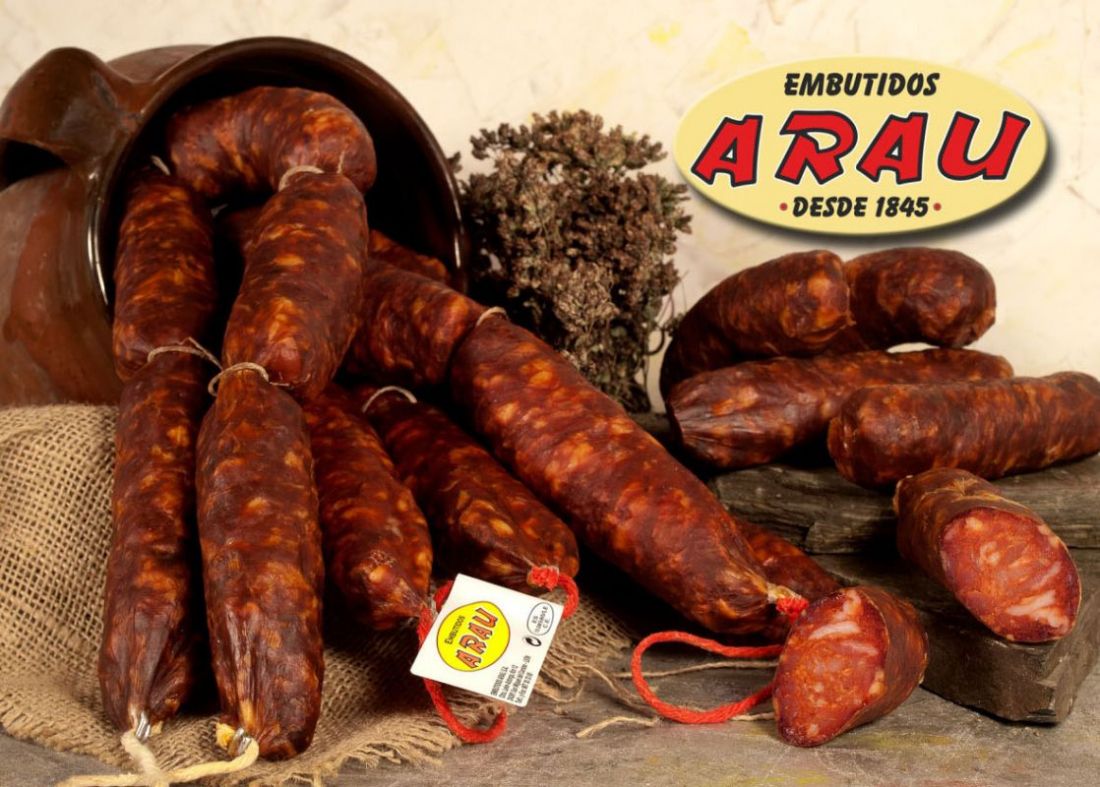 Sarta de chorizo Embutidos Araú